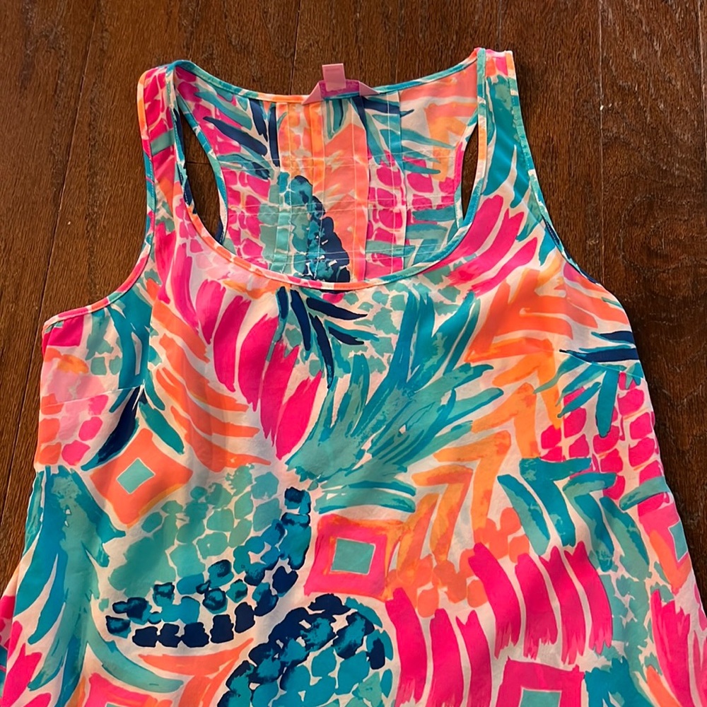 Lilly Pulitzer silky tank, size S